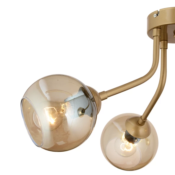 Apliqa David 3Lü Eskitme Bal Camlı Modern Genç Odası MutfakSalon Avize - 5