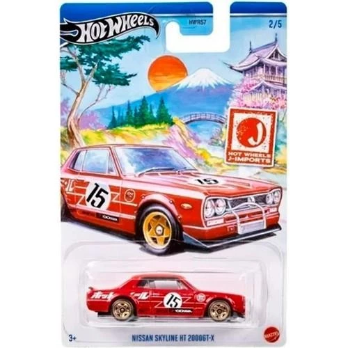 Hot Wheels J-Imports - Nissan Skyline Ht 2000GT-X HWR57 - HRT01 - Resim 4