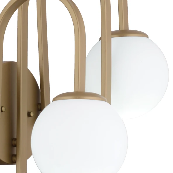 Joren 3'lü Yatak Odası-Yatak Başı, Cafe,Restoran için Duvar Lambası Tasarım Modern Aplik - Resim 4