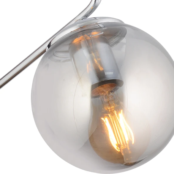 Mildred Tekli Krom Duvar Lambası Yatak Odası-Yatak Başı-Banyo İçin Modern Aplik - Resim 4