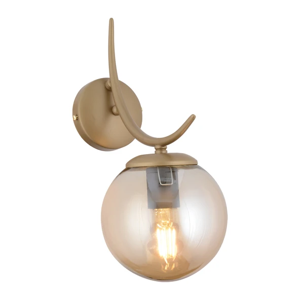 Germaine Tekli Eskitme Bal Camlı Modern Yatak Başı, Salon Aplik - Resim 2