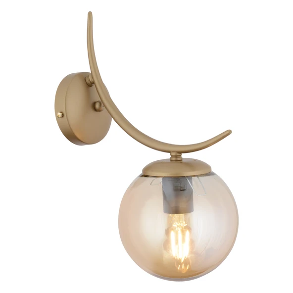 Germaine Tekli Eskitme Bal Camlı Modern Yatak Başı, Salon Aplik - Resim 3