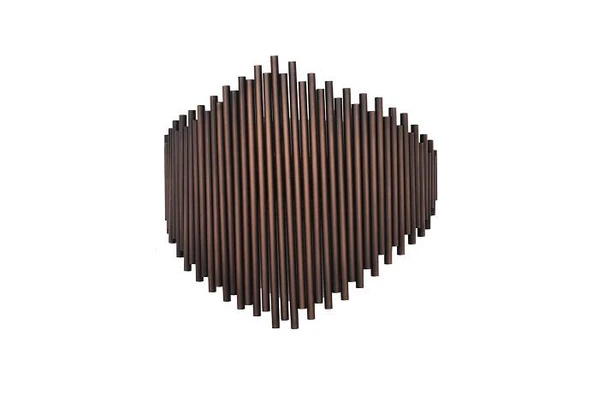 Leyal Oval Bakır Salon-Yatak başı,Cafe,Restoran için Duvar Lambası Modern Aplik - Resim 2