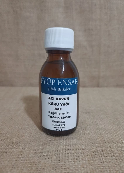 Eyüp Ensar ACI KAVUN KÖKÜ  SAF YAĞI  100 ML