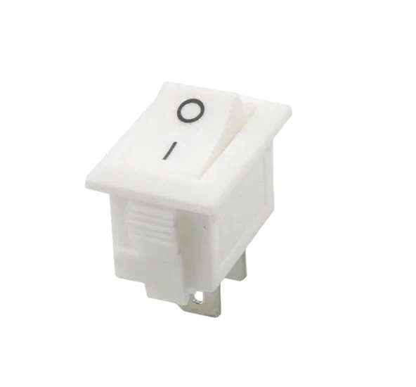 Ayt IC-120B Mini Işıksız On Off 2 Pin Anahtar Beyaz Aç Kapa Buton Düğme 2.5x1.7 Mm - 2