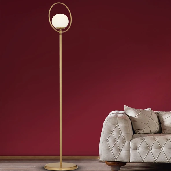 Soho Eskitme Modern Tasarım Metal Lambader ürün görseli 1