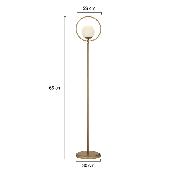 Soho Eskitme Modern Tasarım Metal Lambader - Resim 8