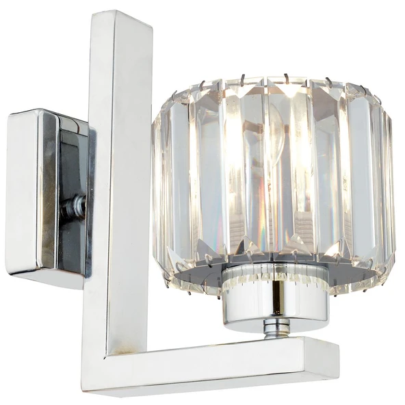 Ramo Krom Kaplama Kristal Taşlı Duvar Lambası Yatak Odası-Yatak Başı-Salon için Aplik - Resim 6