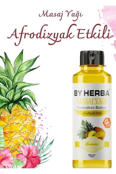 By Herba Etkili Ananas Aromalı Masaj Yağı