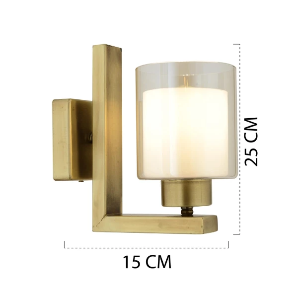 İmer Eskitme Duvar Lambası Yatak Odası-Yatak Başı-Banyo İçin Modern Aplik - Resim 10