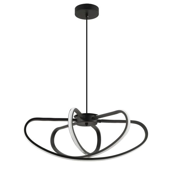Apliqa Aura Sarkıt 74 Watt Sarkıt 3 Renkli Ledli Ofis Avizeleri Modern Mutfak Banyo Led Salon Sarkıt Büyük Avize - 3