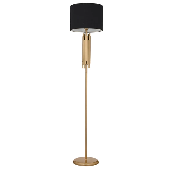 Apliqa Matisse Siyah Şapkalı Eskitme Dekoratif Tasarım Ayaklı Abajur Lamba Modern Metal Lambader - 4