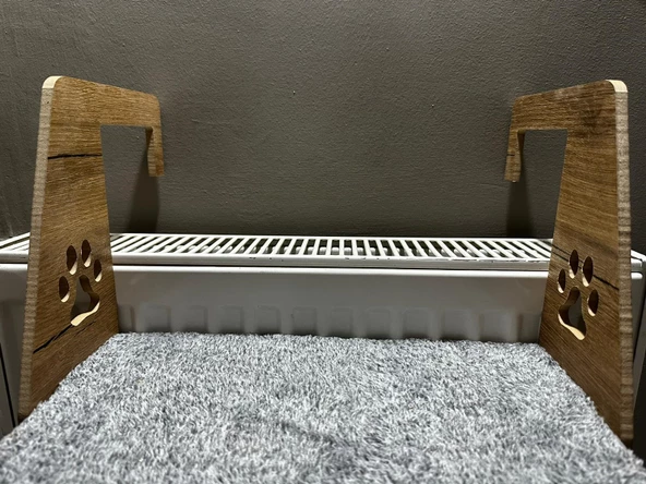 Kalorifer Petek Radyatör Yatağı Kedi Peluş Kalorifer Yatağı (Kolay Montaj Geçmeli Sistem) - 5