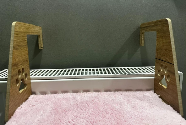 Kalorifer Petek Radyatör Yatağı Kedi Peluş Kalorifer Yatağı (Kolay Montaj Geçmeli Sistem) - 3