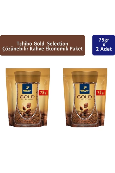 Tchibo Gold Çözünebilir Kahve Ekonomik Paket 75 gr x 2 Adet ürün görseli