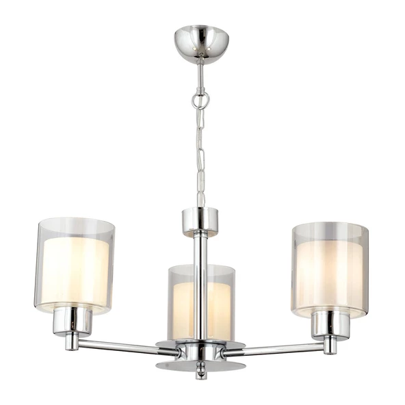 Goldie 3 Lü Krom Kaplama Modern Sarkıt Mutfak Salon Avize - Resim 6