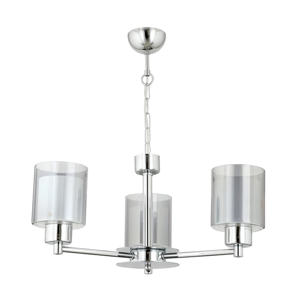 Goldie 3 Lü Krom Kaplama Modern Sarkıt Mutfak Salon Avize - Resim 4