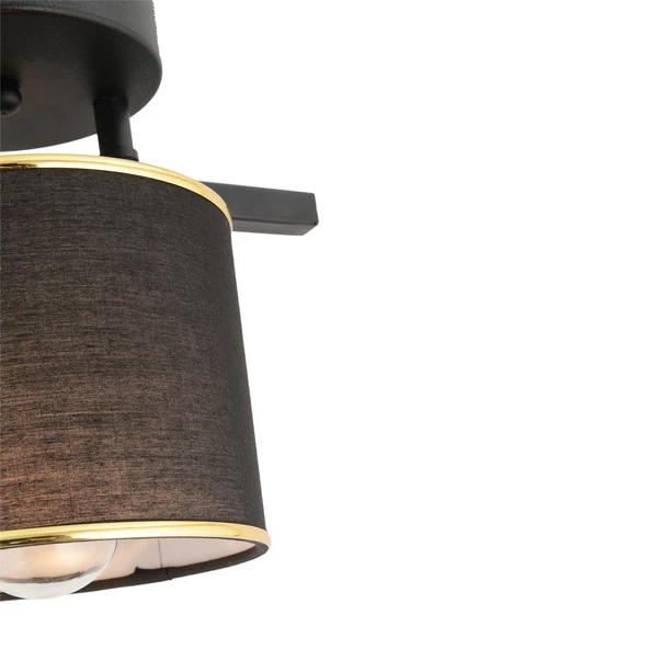 Apliqa Selina Tekli Siyah Modern Plafonyer Genç Odası Mutfak Yatak Odası Avize - Resim 4