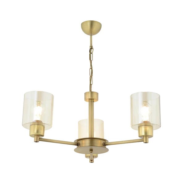 Geneva 3 Lü Eskitme Modern Yatak Odası  Salon Avize - Resim 5