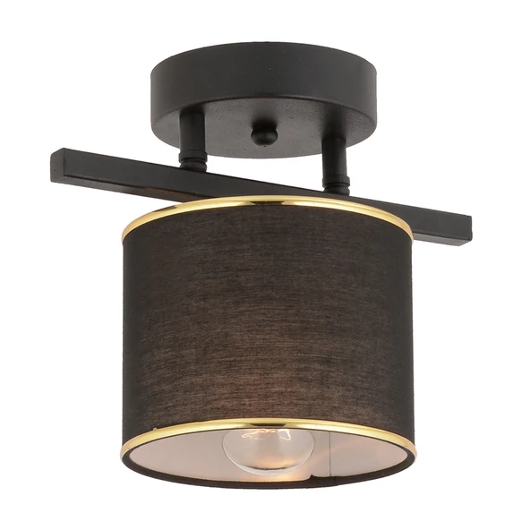 Apliqa Selina Tekli Siyah Modern Plafonyer Genç Odası Mutfak Yatak Odası Avize - Resim 2