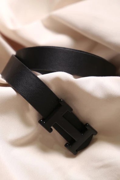 Aksesuar Kemer Siyah - 16628.1140. - Resim 3