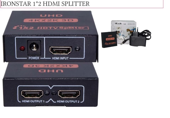 IRONSTAR IRN 02H 1*2 HDMI Splıtter; Class