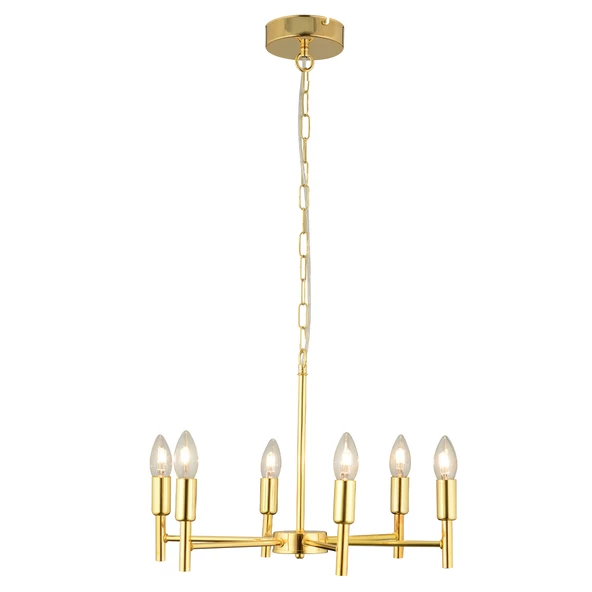 Apliqa Vaneo 6 Lı Gold Modern Genç Odası Mutfak Salon Avize ürün görseli