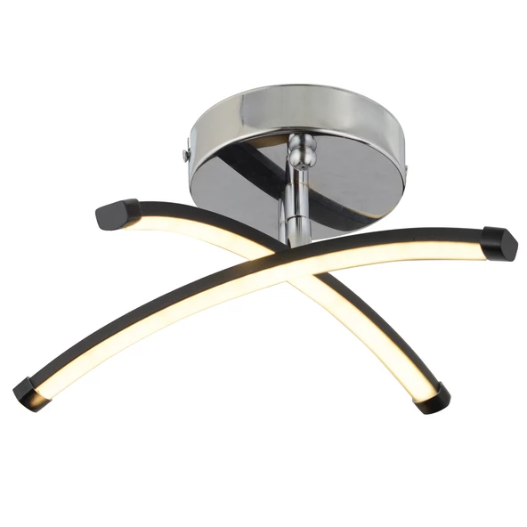 Apliqa Dosse 2Li Siyah 15 Watt Plafonyer 3 Renkli Ledli Modern Mutfak Banyo Led Salon Sarkıt Avize - 2