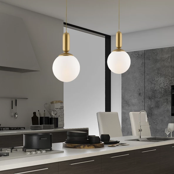 Arlo Tekli Eskitme 2Li Modern Tasarım Yatak Odası Salon Avize 2 Parça Sarkıt Seti ürün görseli 1