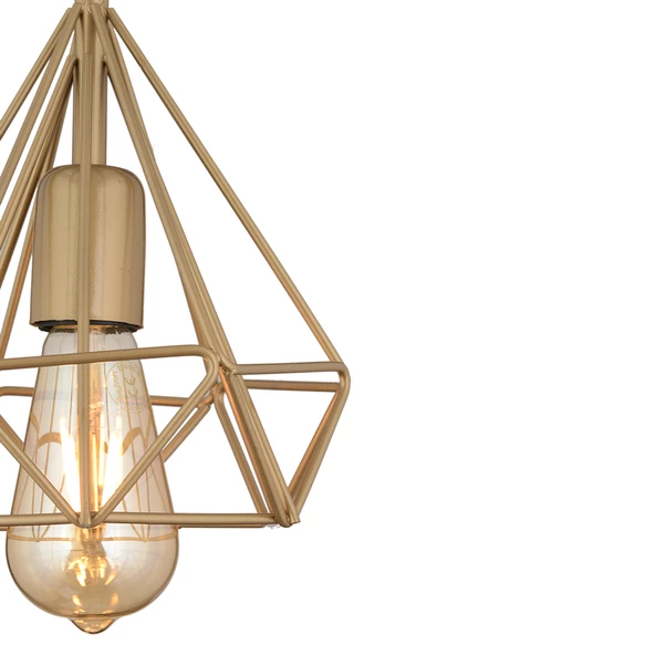 Apliqa Bien 3Lü Yuvarlak Siyah Modern Sarkıt Mutfak Yatak odası Salon Sarkıt Avize - 3