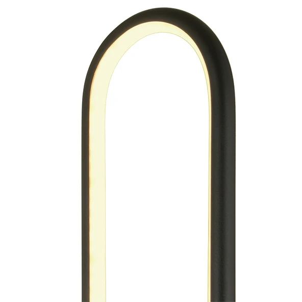 Zümra Siyah 70 Watt Modern Tasarım Ledli Metal Lambader - Resim 3