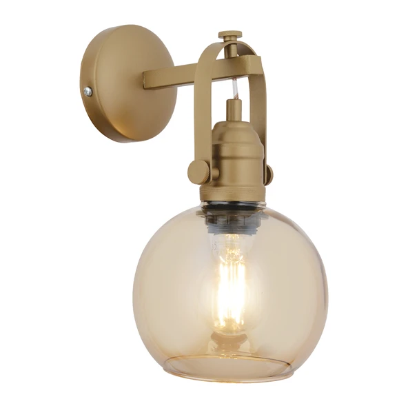 Cherish Tekli Eskitme Bal Camlı Modern Yatak Başı, Salon Aplik - Resim 2