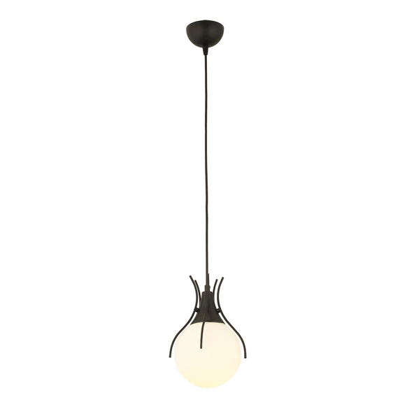 Apliqa Terra Tekli Siyah Sarkıt Modern Spor Genç Odası, Mutfak Salon Sarkıt Avize - Resim 2