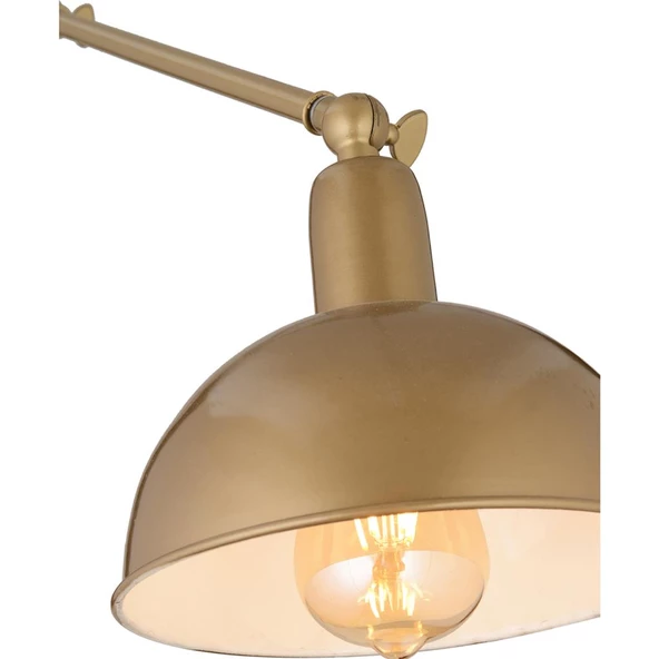 Apliqa Aksu Eskitme Modern Retro Tasarım Metal Lambader - 2