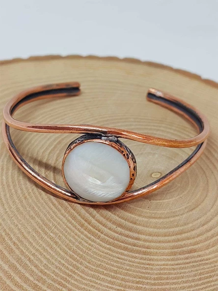 Sedef Taşı Bakır Bileklik (52604) - Resim 3