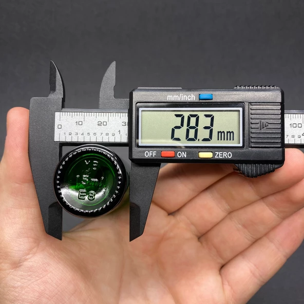 15Ml Yeşil Cam Damlalıklı Şişe , Gümüş Metal Kapak , 15 Cc Yeşil Cam Damlalıklı Şişe x 6 Adet - Resim 4