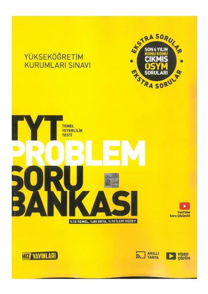 Hız Yayınları TYT Problem Soru Bankası Yeni ürün görseli
