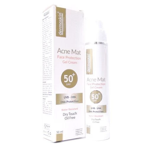 Dermoskin Acne Mat Face Protection Gel Cream Spf50+ 50ml