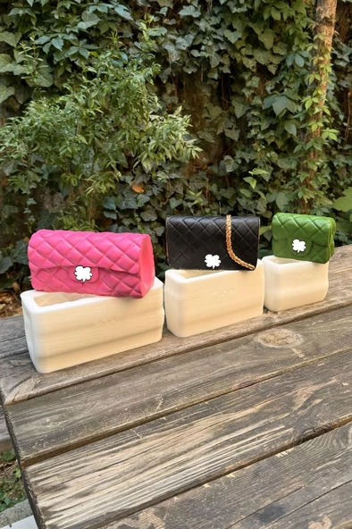 Clutch Çanta Üçlü Silikon Mum Kalıp Seti - 6