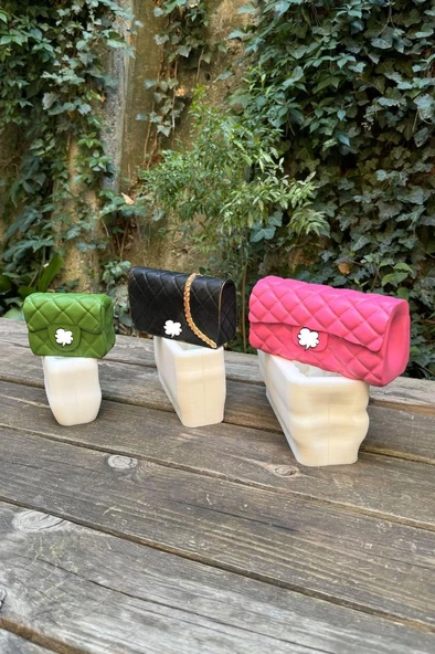 Clutch Çanta Üçlü Silikon Mum Kalıp Seti - 3