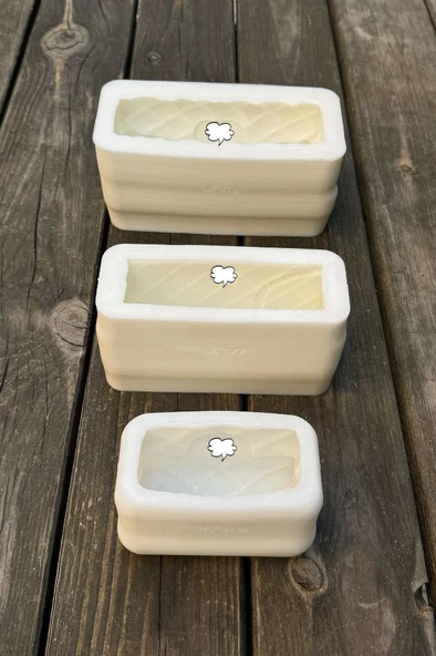 Clutch Çanta Üçlü Silikon Mum Kalıp Seti - 10