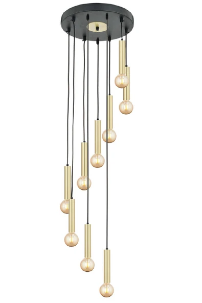 Elisa 9Lu Sarkıt Eskitme Sarkıt Modern Genç Odası Mutfak Salon Sarkıt Avize - Resim 2