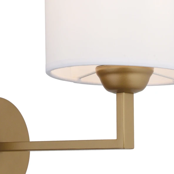 Zadie Tekli Beyaz Şapkalı Eskitme Duvar Lambası Yatak Odası-yatak Başı-banyo Için Modern Aplik - Resim 4