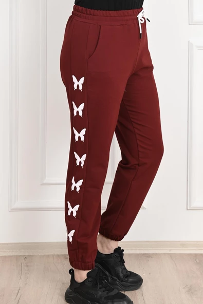 Kadın Dijital Baskılı Büyük Beden Jogger Pantolon 6060-22 - 5