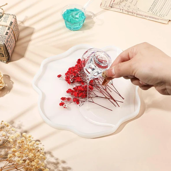 Nettenevime 10lu Set Kuru Çiçek Doğal KIRMIZI Cipso Şoklanmış Bozulmaz - Resim 4