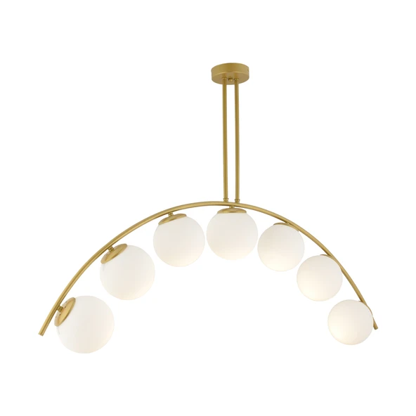 Fralde 7 Li Gold Modern Mutfak Cafe Restoran için Uygun Retro Salon Avize - Resim 3