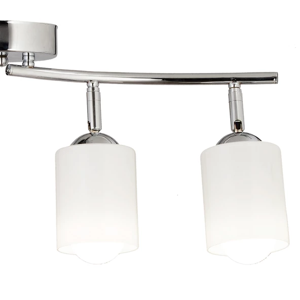 Apliqa Riley 4Lü Krom Spot Bardak Camlı Modern Koridor Mutfak Salon Plafonyer Avize - Resim 4