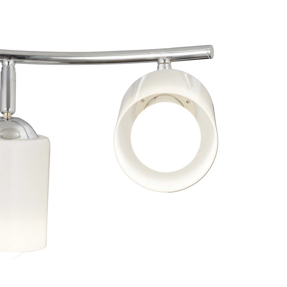 Apliqa Riley 4Lü Krom Spot Bardak Camlı Modern Koridor Mutfak Salon Plafonyer Avize - Resim 6