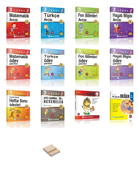 3. Sınıf Avcı Serisi Tüm Dersler Her Güne Bir Atasözü ve Deyim Set 12 Kitap