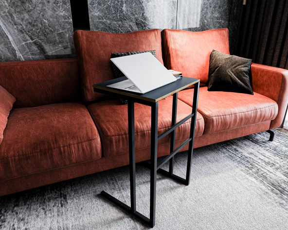 Eportatif Bilgisayar Sehpası Laptop Masası Notebook Standı Füme 1410 - 2